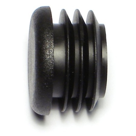 MIDWEST FASTENER 7/8 Black Plastic Round Cap Plugs 5PK 76662
